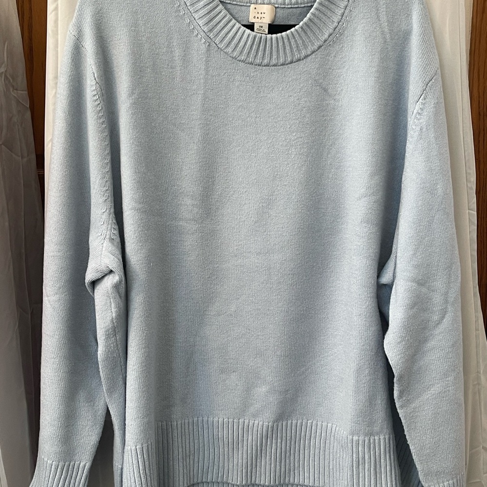 A New Day Sky Blue Sweater